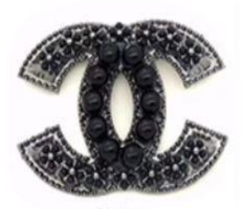 Beautiful Black Pearls Brooch Pin